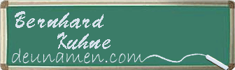 Bernhard Kuhne Visitenkarte